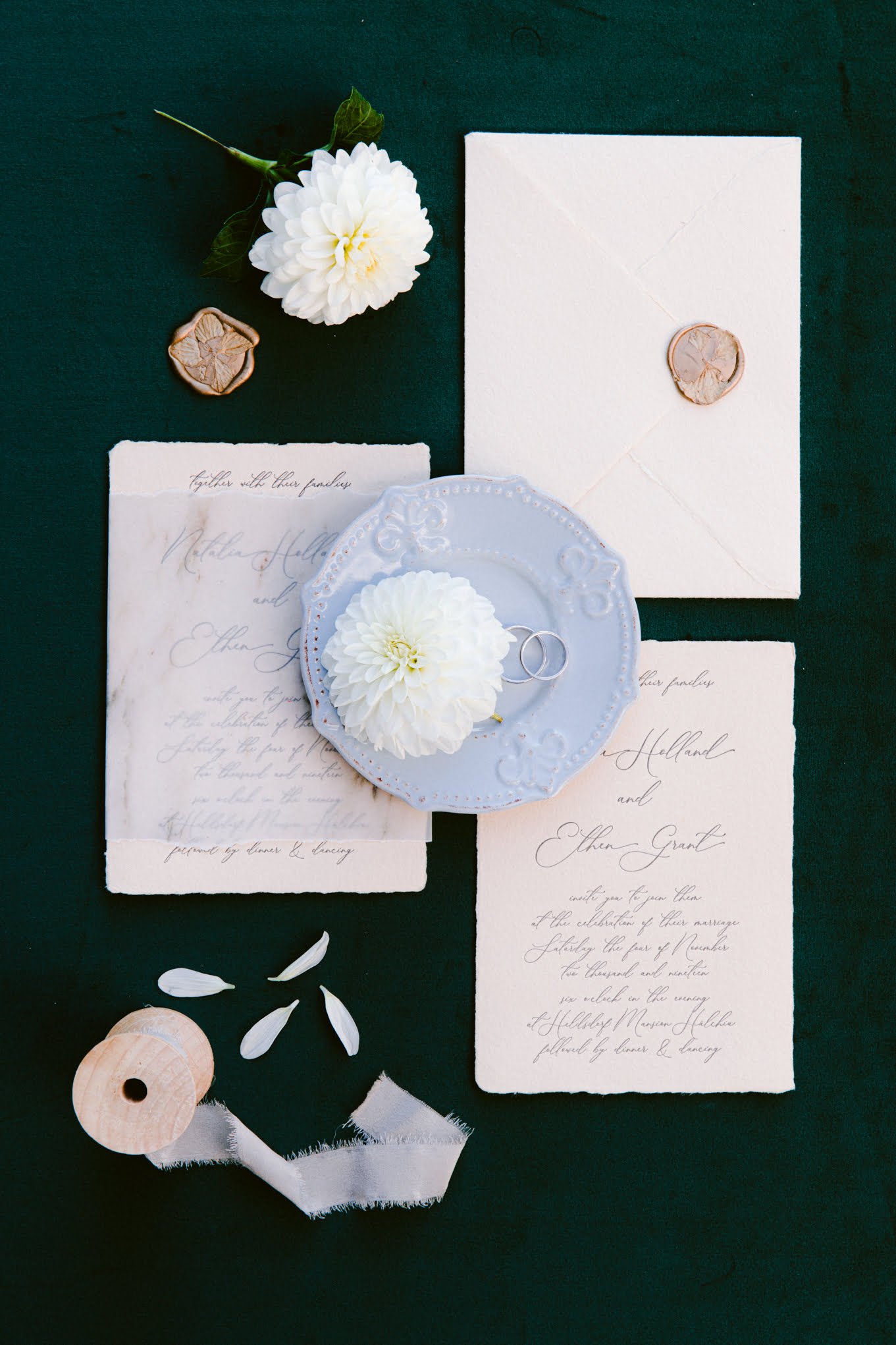 Invitatii nunta PAPIRA - styled shoot