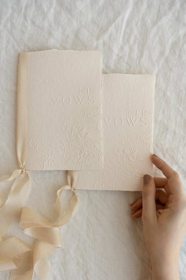 his and hers vows book