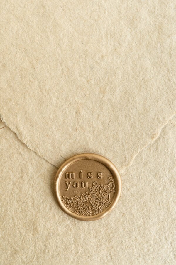 Miss You Wax Seal Stamp - PAPIRA