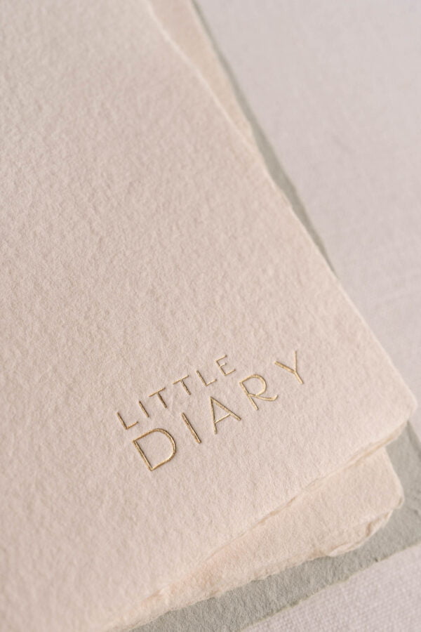 Notebook Gold Foil Little Diary Papira