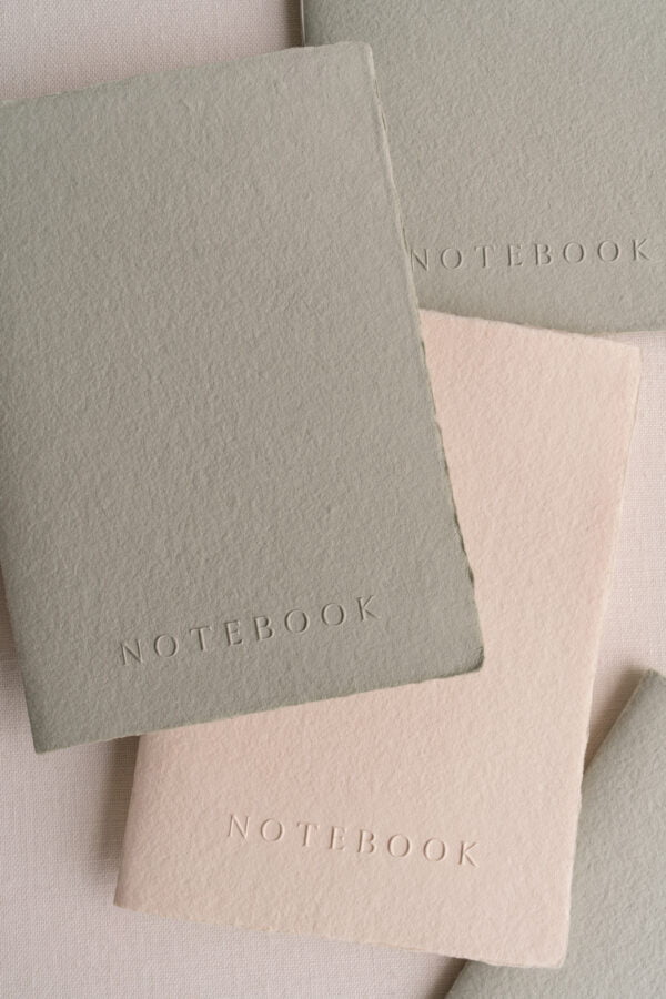 Handmade paper Embossed Notebook Papira