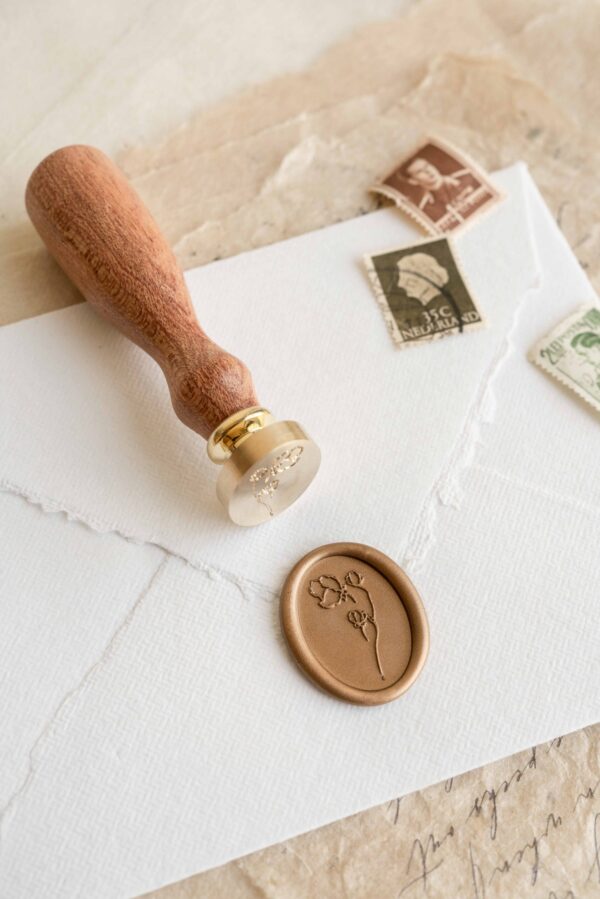 Flower_Wax Seal Stamp