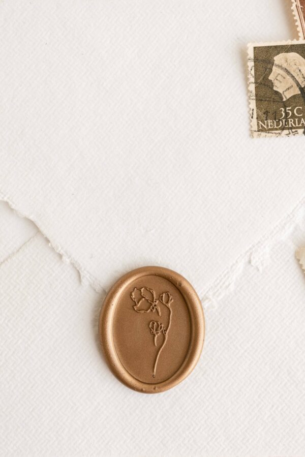 Flower_Wax Seal Stamp