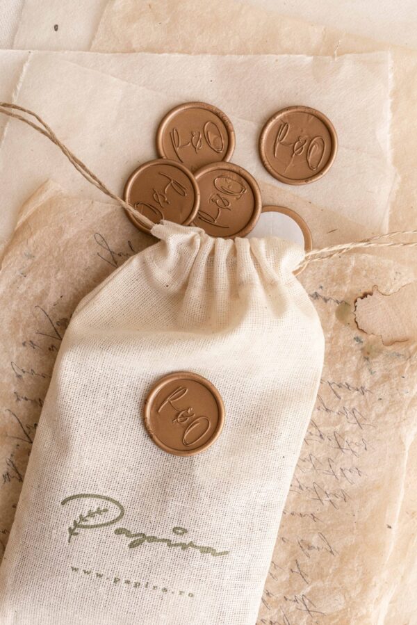 Handwriting Initials - SELF-ADHESIVE WAX SEALS