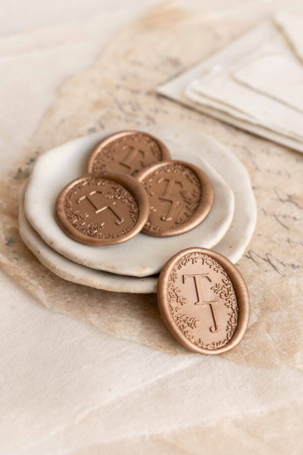 Jane Monogram - SELF-ADHESIVE WAX SEALS