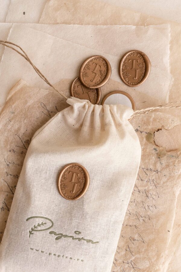 Jane Monogram - SELF-ADHESIVE WAX SEALS