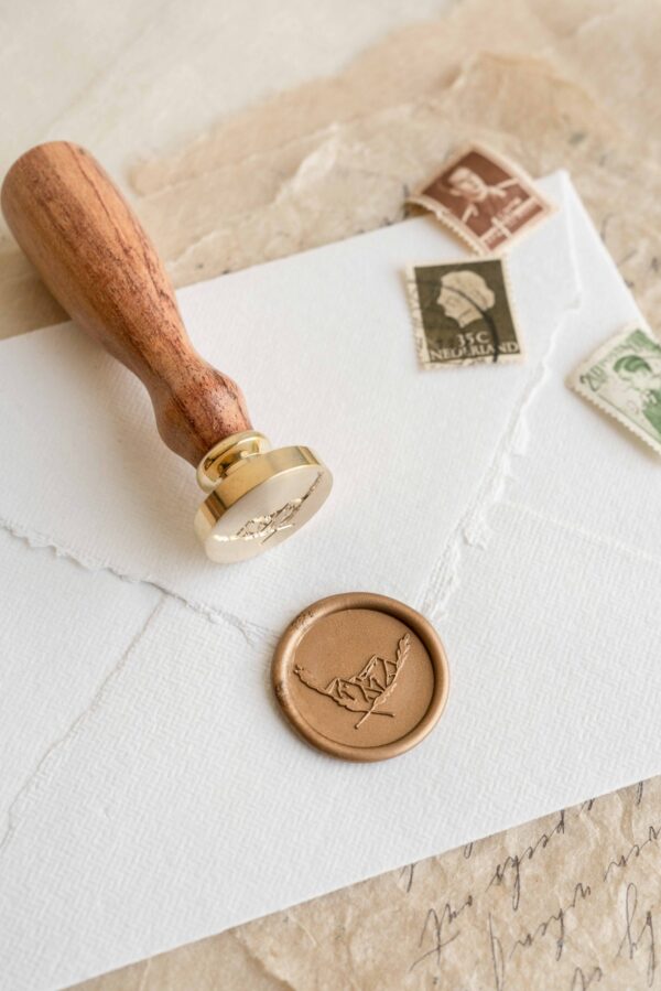 Mountain Wreath - Wax Seal Stamp