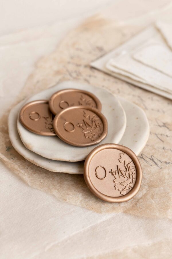 Olivia Monogram - SELF-ADHESIVE WAX SEALS