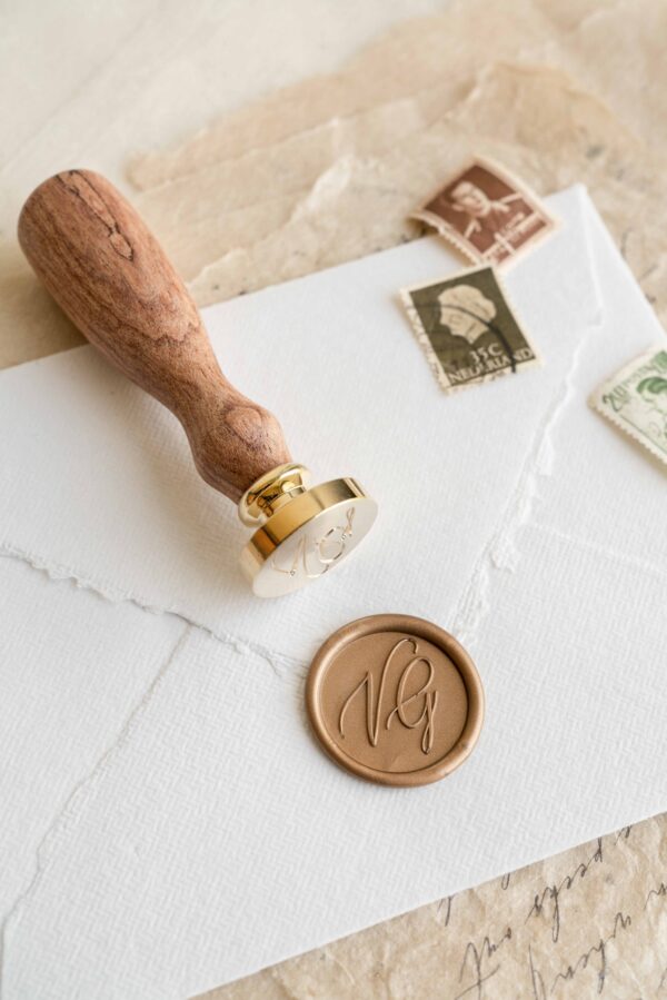 Script Initials - Wax Seal Stamp