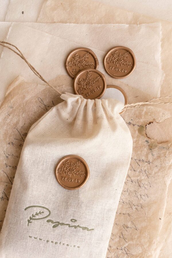 Wedding Date - SELF-ADHESIVE WAX SEALS