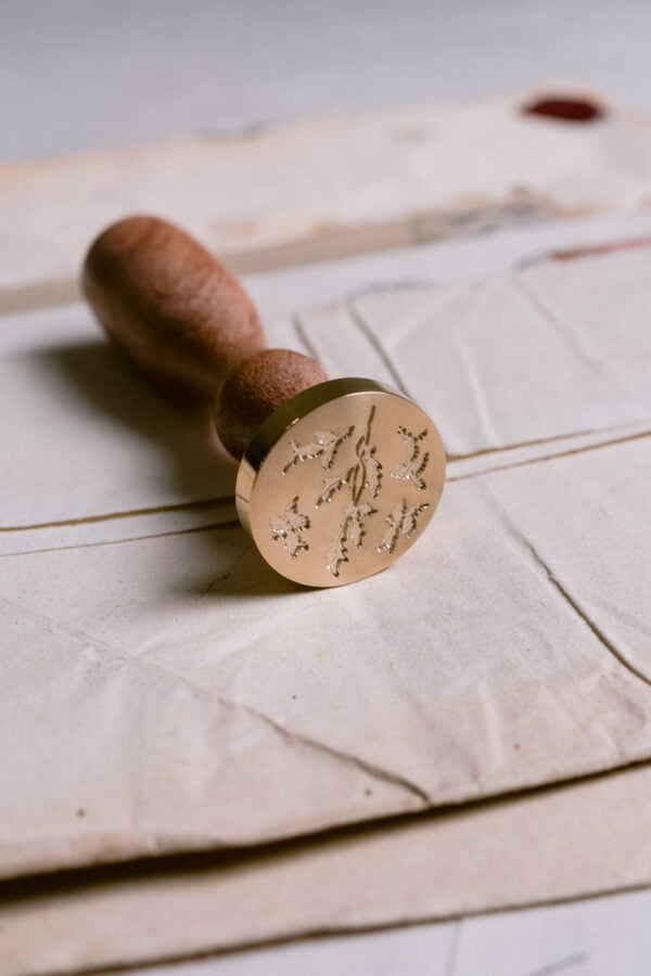 Holly Flowers wax seal stamp