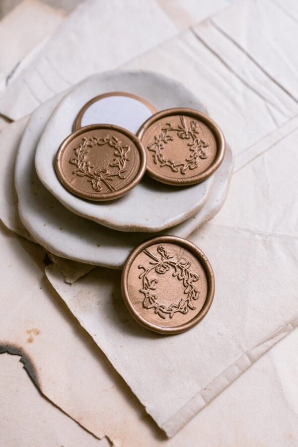 Mistletoe Wreath Wax Seals