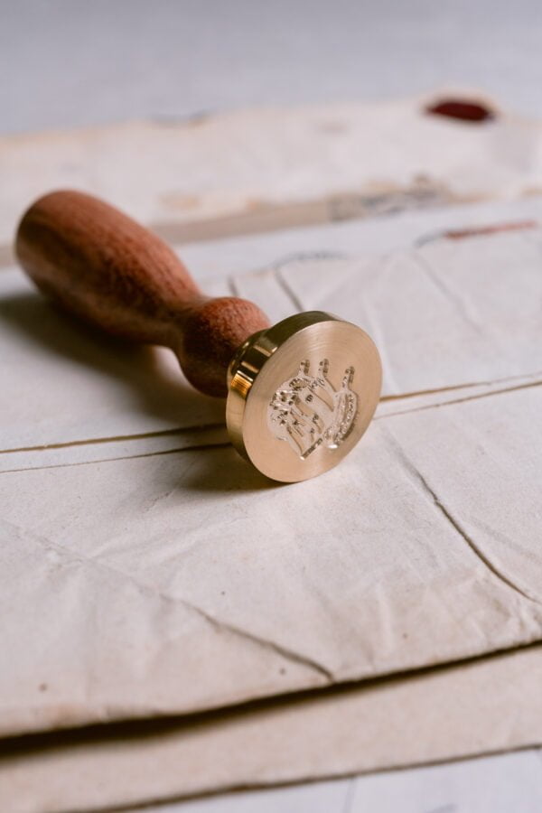 vintage christmas globes wax seal