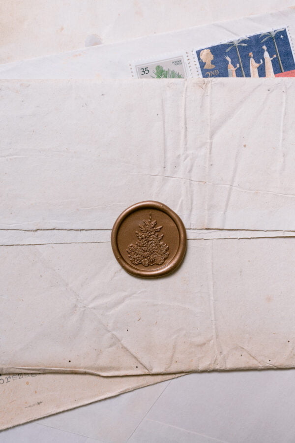 vintage-christmas-tree-wax-seal-stamp