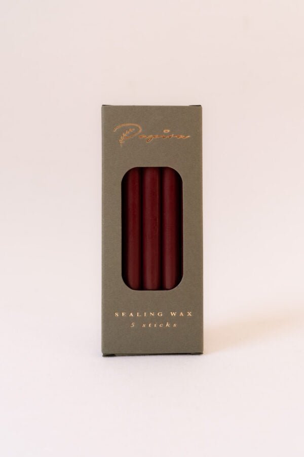 BURGUNDY SEALING WAX STICKS (5 sticks)