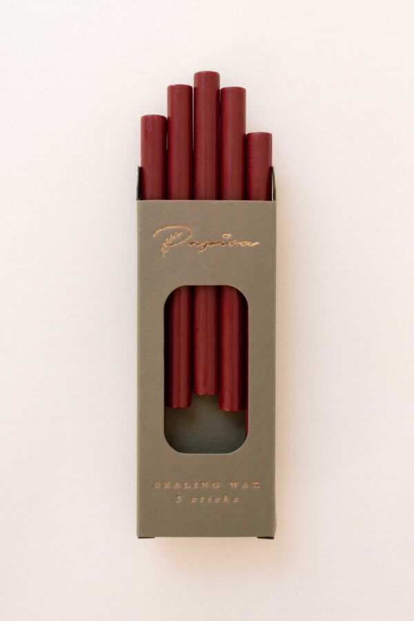 BURGUNDY SEALING WAX STICKS (5 sticks)