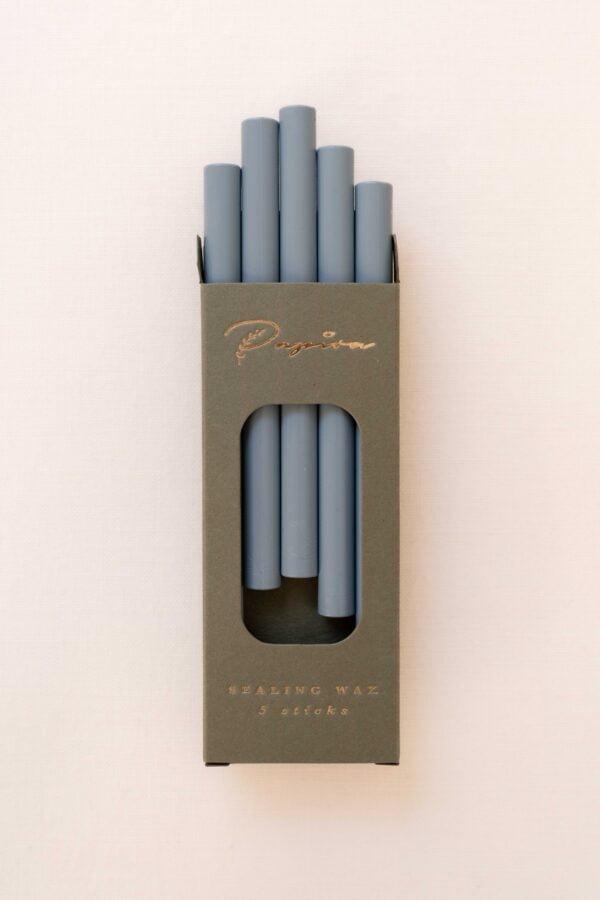 FRENCH BLUE SEALING WAX STICKS (5 sticks)