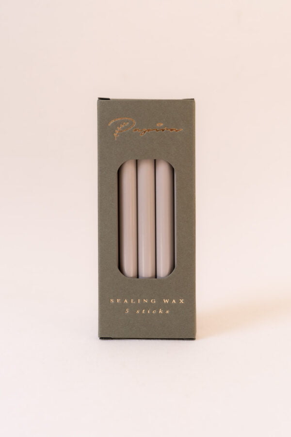 LIGHT GREY SEALING WAX STICKS (5 sticks)