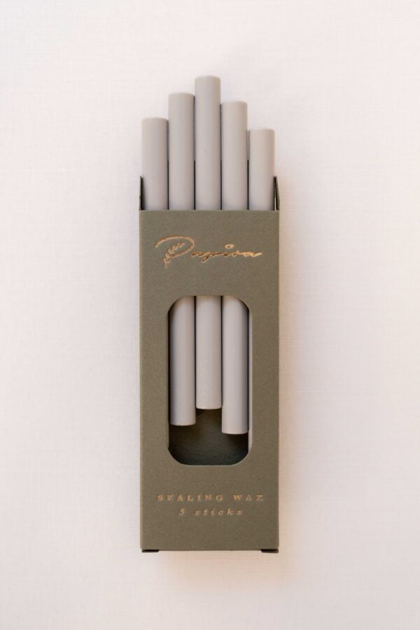 LIGHT GREY SEALING WAX STICKS (5 sticks)