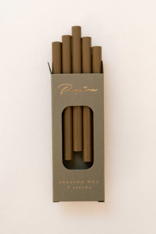 OLIVE GREEN SEALING WAX STICKS (5 sticks)