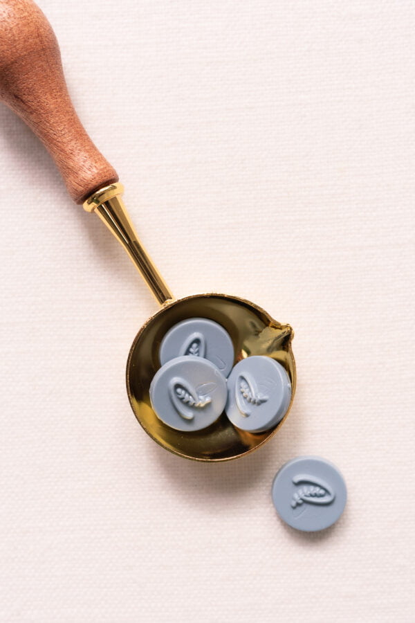 FRENCH BLUE SEALING WAX BEADS