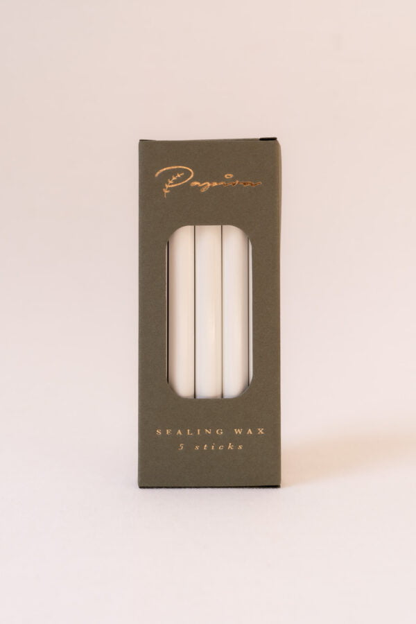 WHITE SEALING WAX STICKS (5 sticks)