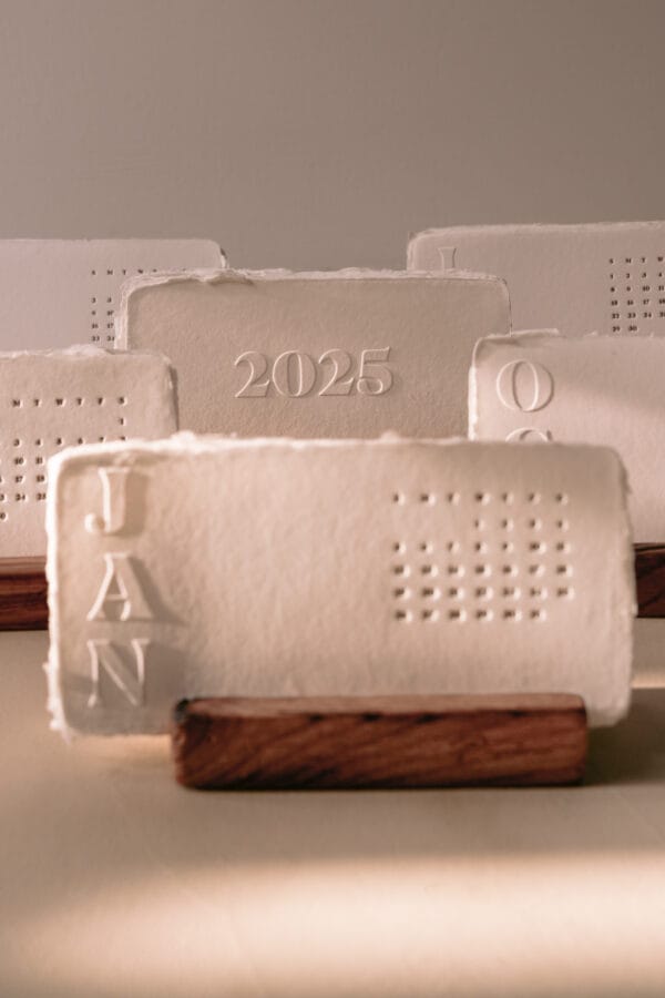 2025 Letterpress Calendar